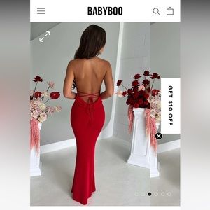 (Babyboo) Talisa Dress In Red - SIZE: MEDIUM, BRAND NEW / UNWORN